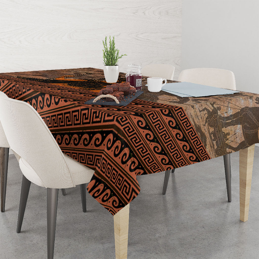Hector Of Troy Tablecloth Ancient Greek Mythology Pottery Trojan Warrior