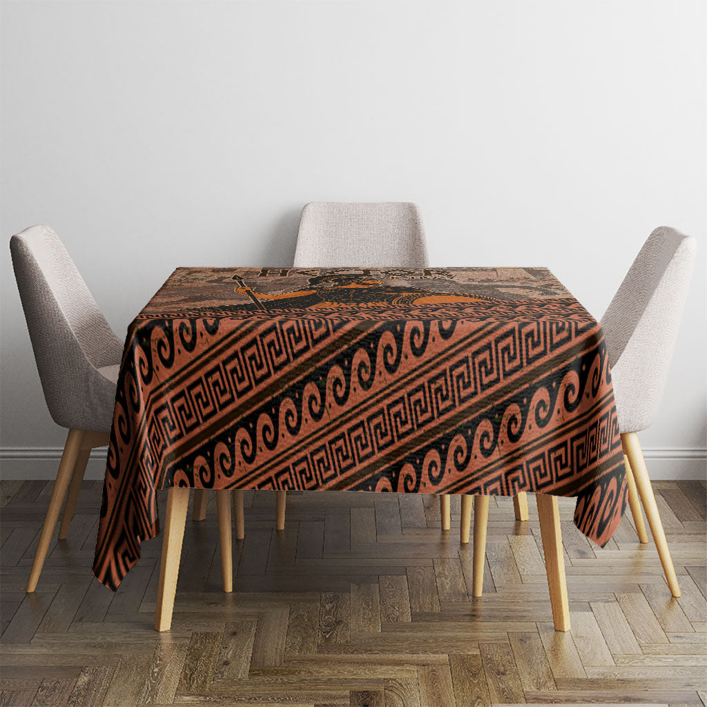 Hector Of Troy Tablecloth Ancient Greek Mythology Pottery Trojan Warrior