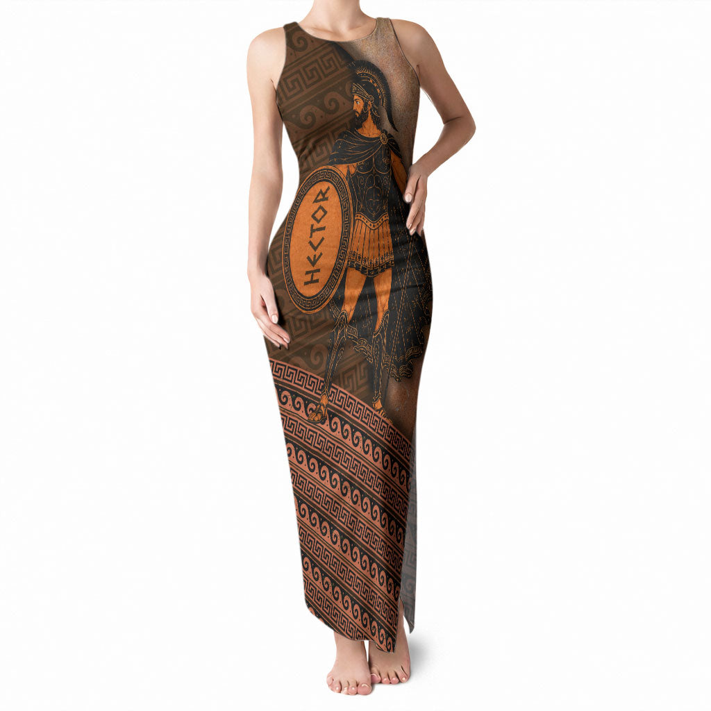 Hector Of Troy Tank Maxi Dress Ancient Greek Mythology Pottery Trojan Warrior