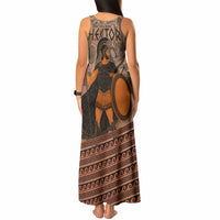 Hector Of Troy Tank Maxi Dress Ancient Greek Mythology Pottery Trojan Warrior