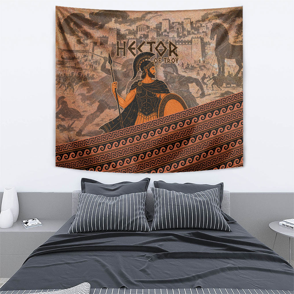 Hector Of Troy Tapestry Ancient Greek Mythology Pottery Trojan Warrior