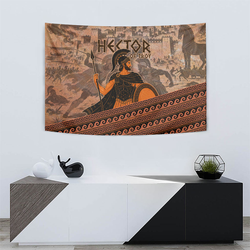 Hector Of Troy Tapestry Ancient Greek Mythology Pottery Trojan Warrior