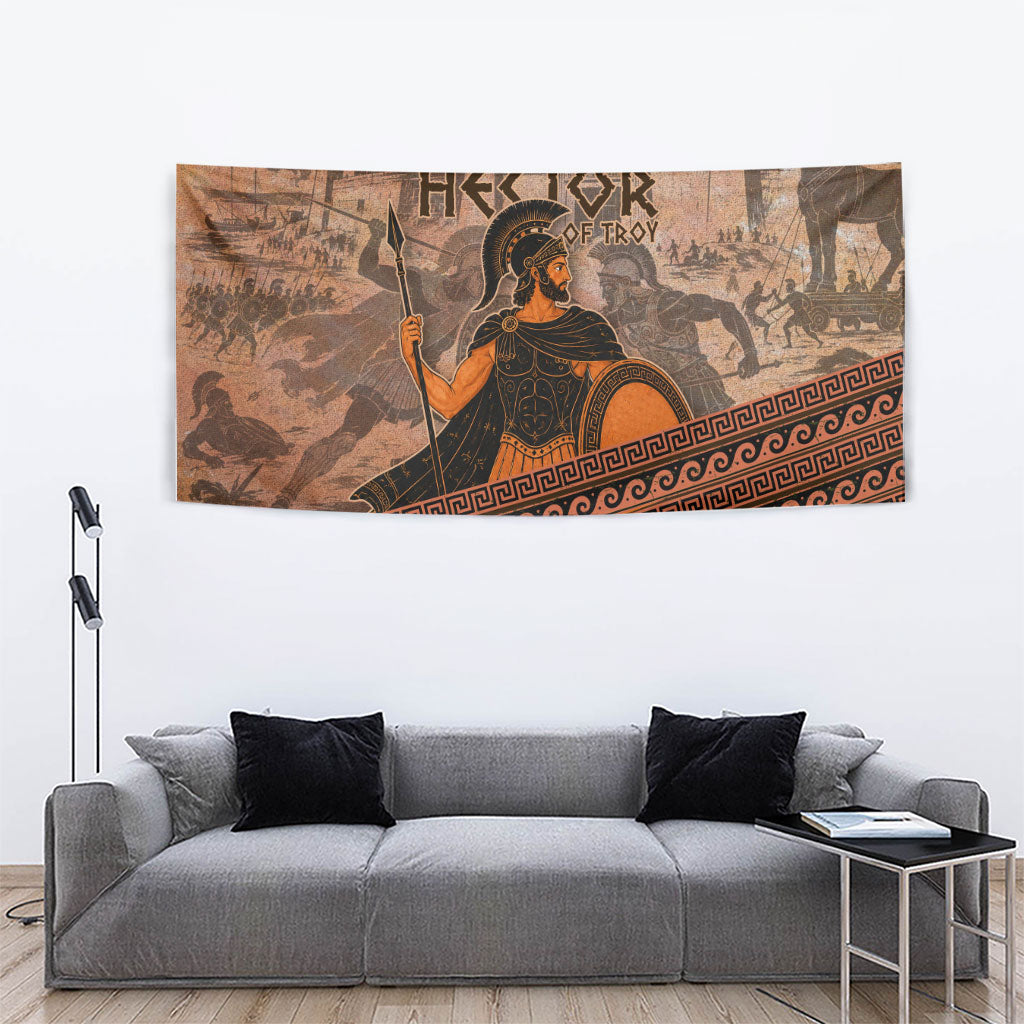Hector Of Troy Tapestry Ancient Greek Mythology Pottery Trojan Warrior