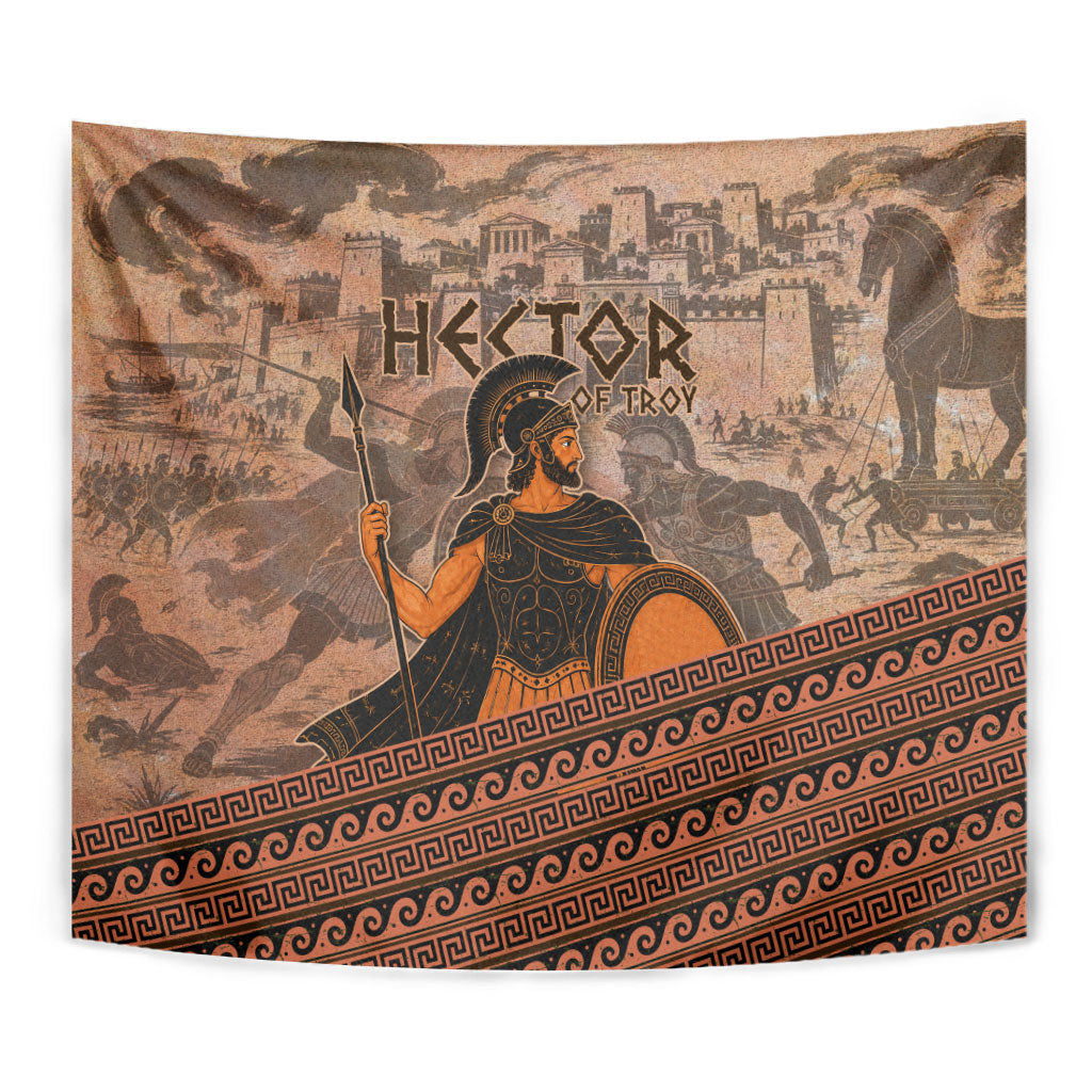 Hector Of Troy Tapestry Ancient Greek Mythology Pottery Trojan Warrior