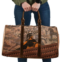 Hector Of Troy Travel Bag Ancient Greek Mythology Pottery Trojan Warrior