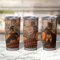 Hector Of Troy Tumbler Cup Ancient Greek Mythology Pottery Trojan Warrior
