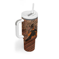 Hector Of Troy Tumbler With Handle Ancient Greek Mythology Pottery Trojan Warrior
