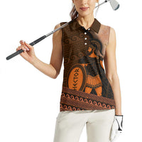 Hector Of Troy Women Sleeveless Polo Shirt Ancient Greek Mythology Pottery Trojan Warrior