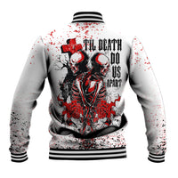 Skeleton Love Baseball Jacket Til Death Do Us Apart - Wonder Print Shop