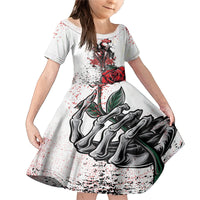 Skeleton Love Family Matching Mermaid Dress and Hawaiian Shirt Til Death Do Us Apart - Wonder Print Shop