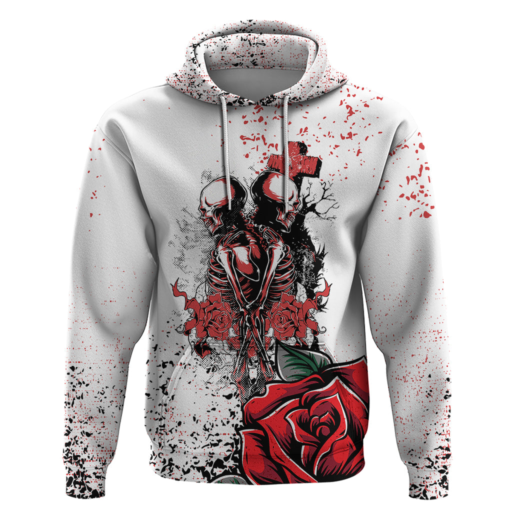 Skeleton Love Hoodie Til Death Do Us Apart - Wonder Print Shop