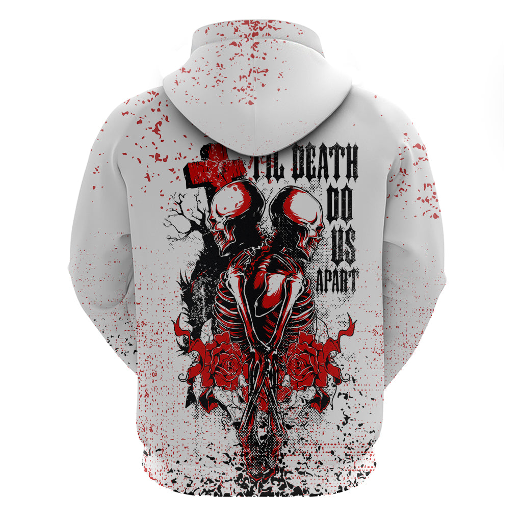 Skeleton Love Hoodie Til Death Do Us Apart - Wonder Print Shop