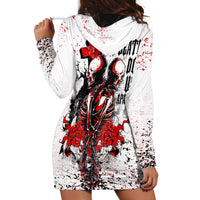 Skeleton Love Hoodie Dress Til Death Do Us Apart - Wonder Print Shop