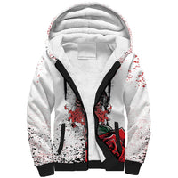 Skeleton Love Sherpa Hoodie Til Death Do Us Apart - Wonder Print Shop