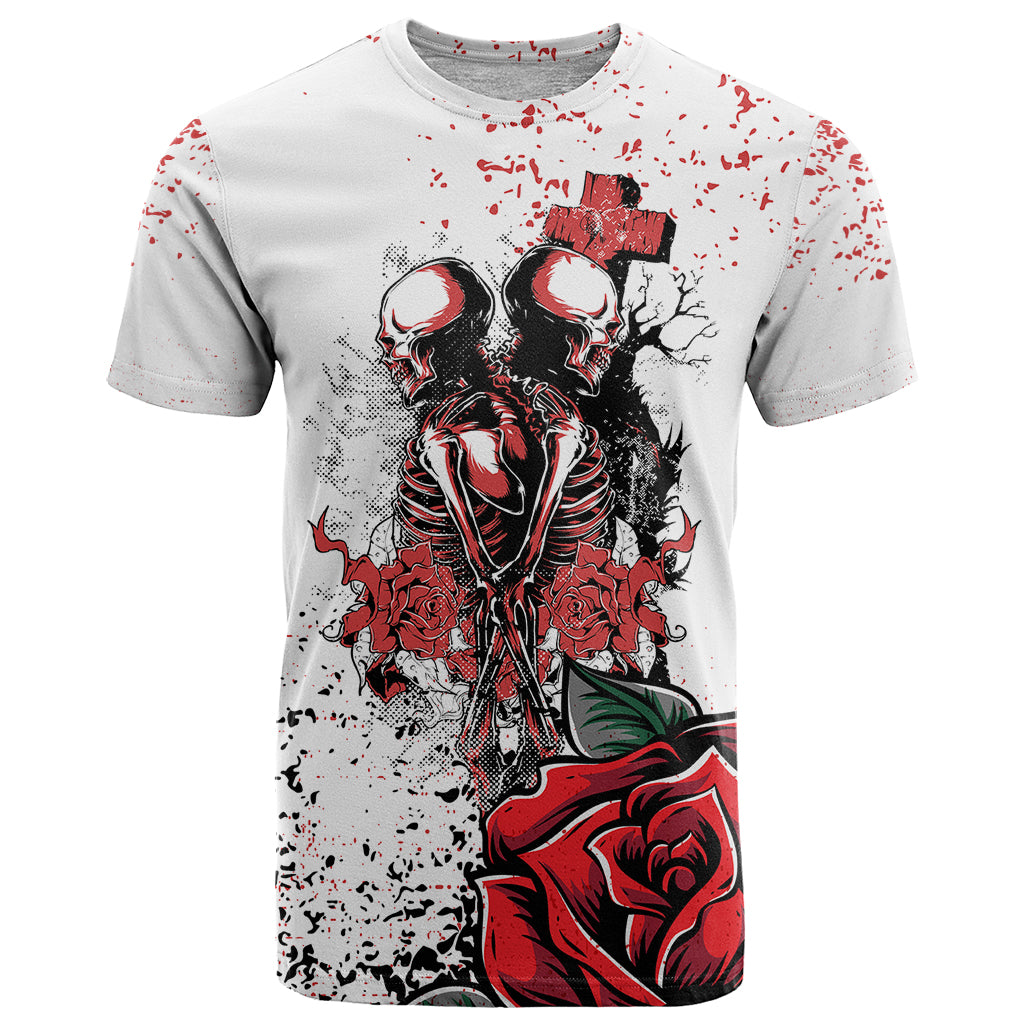 Skeleton Love T Shirt Til Death Do Us Apart - Wonder Print Shop