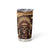 Native American Skull Tumbler Cup with Tribal Prints