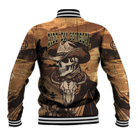 Skull Cowboy Baseball Jacket Rise Em Cowboy - Wonder Print Shop