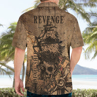 Skull Pirate Hawaiian Shirt Revenge Vintage Style Art - Wonder Print Shop