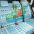 Honduras Christmas Back Car Seat Cover with Santa Parrot Palm Tree and Tropical Gift Pattern Design - Wonder Print Shop
