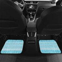 Honduras Christmas Car Mats with Santa Parrot Palm Tree and Tropical Gift Pattern Design - Wonder Print Shop
