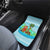 Honduras Christmas Car Mats with Santa Parrot Palm Tree and Tropical Gift Pattern Design - Wonder Print Shop