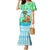 Honduras Christmas Family Matching Mermaid Dress and Hawaiian Shirt with Santa Parrot Palm Tree and Tropical Gift Pattern Design - Wonder Print Shop
