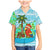Honduras Christmas Family Matching Mermaid Dress and Hawaiian Shirt with Santa Parrot Palm Tree and Tropical Gift Pattern Design - Wonder Print Shop
