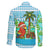 Honduras Christmas Family Matching Short Sleeve Bodycon Dress and Hawaiian Shirt with Santa Parrot Palm Tree and Tropical Gift Pattern Design - Wonder Print Shop