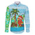 Honduras Christmas Family Matching Summer Maxi Dress and Hawaiian Shirt with Santa Parrot Palm Tree and Tropical Gift Pattern Design - Wonder Print Shop
