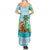 Honduras Christmas Family Matching Summer Maxi Dress and Hawaiian Shirt with Santa Parrot Palm Tree and Tropical Gift Pattern Design - Wonder Print Shop