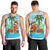 Honduras Christmas Men Tank Top with Santa Parrot Palm Tree and Tropical Gift Pattern Design - Wonder Print Shop