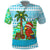 Honduras Christmas Polo Shirt with Santa Parrot Palm Tree and Tropical Gift Pattern Design - Wonder Print Shop