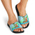 Honduras Christmas Slide Sandals with Santa Parrot Palm Tree and Tropical Gift Pattern Design - Wonder Print Shop