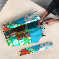Honduras Christmas Umbrella with Santa Parrot Palm Tree and Tropical Gift Pattern Design - Wonder Print Shop