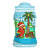 Honduras Christmas Women Sleeveless Polo Shirt with Santa Parrot Palm Tree and Tropical Gift Pattern Design - Wonder Print Shop