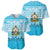 Honduras Christmas Baseball Jersey with National Emblem Palm Trees and Snowflake Pattern Design - Wonder Print Shop