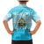 Honduras Christmas Family Matching Mermaid Dress and Hawaiian Shirt with National Emblem Palm Trees and Snowflake Pattern Design - Wonder Print Shop