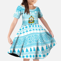 Honduras Christmas Family Matching Summer Maxi Dress and Hawaiian Shirt with National Emblem Palm Trees and Snowflake Pattern Design - Wonder Print Shop