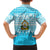 Honduras Christmas Kid Hawaiian Shirt with National Emblem Palm Trees and Snowflake Pattern Design - Wonder Print Shop