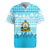 Honduras Christmas Rugby Jersey with National Emblem Palm Trees and Snowflake Pattern Design - Wonder Print Shop