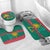 Grenada Christmas Bathroom Set with Palm Tree Bird and Tropical Holiday Pattern Design - Wonder Print Shop