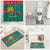 Grenada Christmas Bathroom Set with Palm Tree Bird and Tropical Holiday Pattern Design - Wonder Print Shop