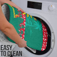 Grenada Christmas Bathroom Set with Palm Tree Bird and Tropical Holiday Pattern Design - Wonder Print Shop