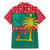 Grenada Christmas Family Matching Mermaid Dress and Hawaiian Shirt with Palm Tree Bird and Tropical Holiday Pattern Design - Wonder Print Shop