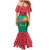 Grenada Christmas Family Matching Mermaid Dress and Hawaiian Shirt with Palm Tree Bird and Tropical Holiday Pattern Design - Wonder Print Shop