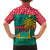 Grenada Christmas Family Matching Off The Shoulder Long Sleeve Dress and Hawaiian Shirt with Palm Tree Bird and Tropical Holiday Pattern Design - Wonder Print Shop