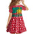 Grenada Christmas Family Matching Off Shoulder Short Dress and Hawaiian Shirt with Palm Tree Bird and Tropical Holiday Pattern Design - Wonder Print Shop