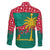 Grenada Christmas Family Matching Puletasi and Hawaiian Shirt with Palm Tree Bird and Tropical Holiday Pattern Design - Wonder Print Shop