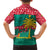 Grenada Christmas Family Matching Short Sleeve Bodycon Dress and Hawaiian Shirt with Palm Tree Bird and Tropical Holiday Pattern Design - Wonder Print Shop