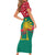 Grenada Christmas Family Matching Short Sleeve Bodycon Dress and Hawaiian Shirt with Palm Tree Bird and Tropical Holiday Pattern Design - Wonder Print Shop